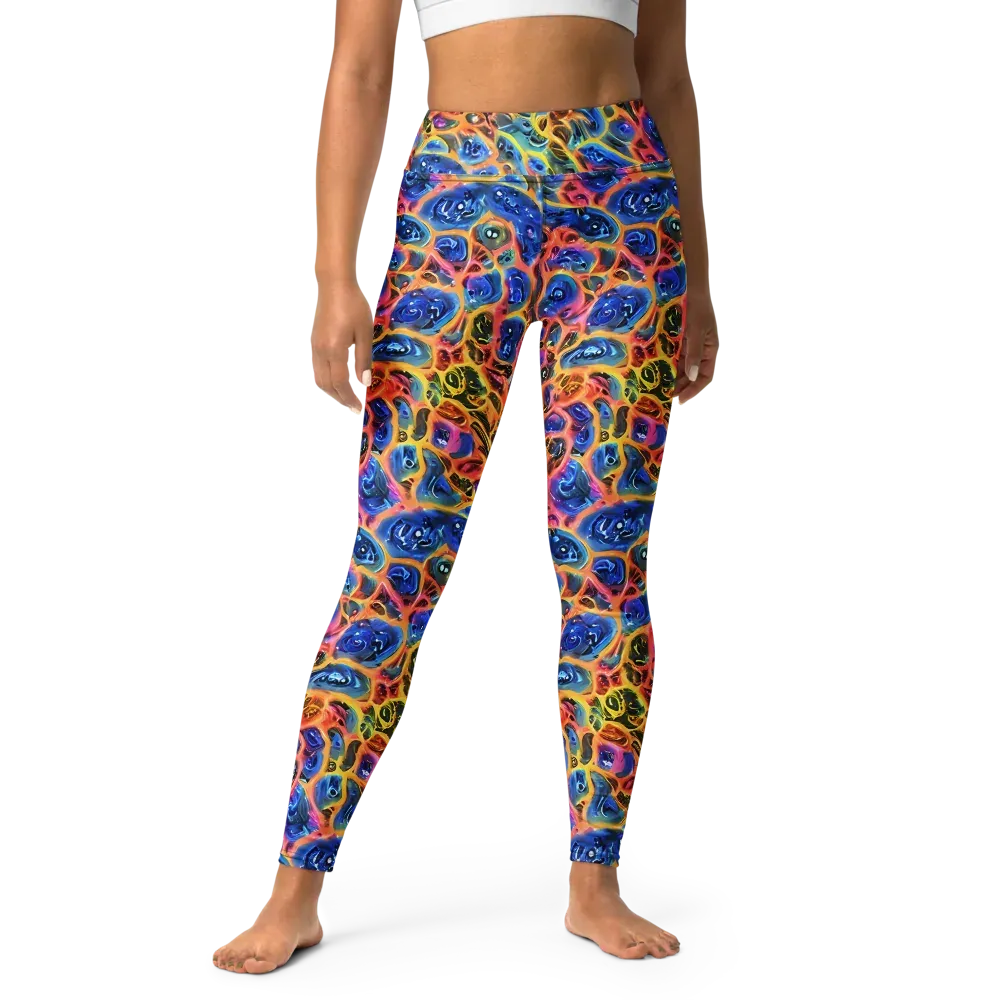 Solar Sonic on Yoga Leggings — Front
