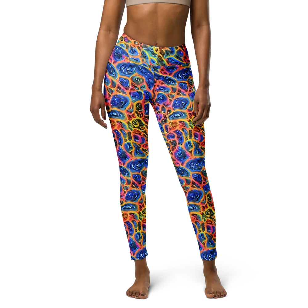 Solar Sonic on Yoga Leggings — Front