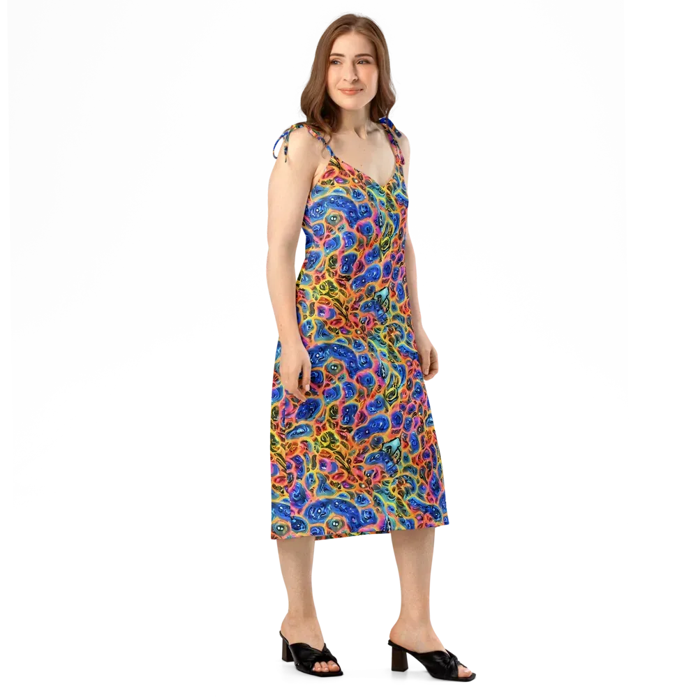 Solar Sonic on Slip Dress — Right Front