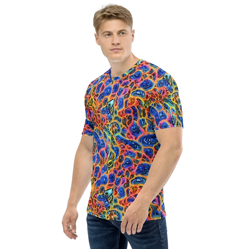 Solar Sonic on Men's Crew Neck T-Shirt — Left