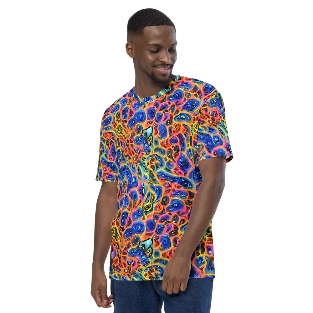 Solar Sonic on Men's Crew Neck T-Shirt — Left