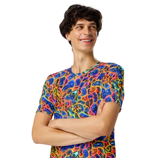 Solar Sonic on a Men's Crew Neck T-Shirt