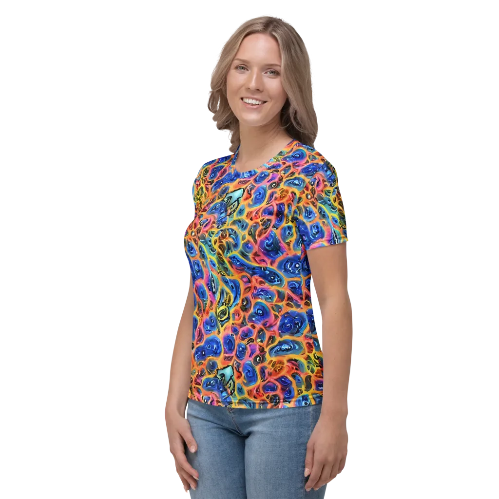 Solar Sonic on Women's Crew Neck T-Shirt — Left