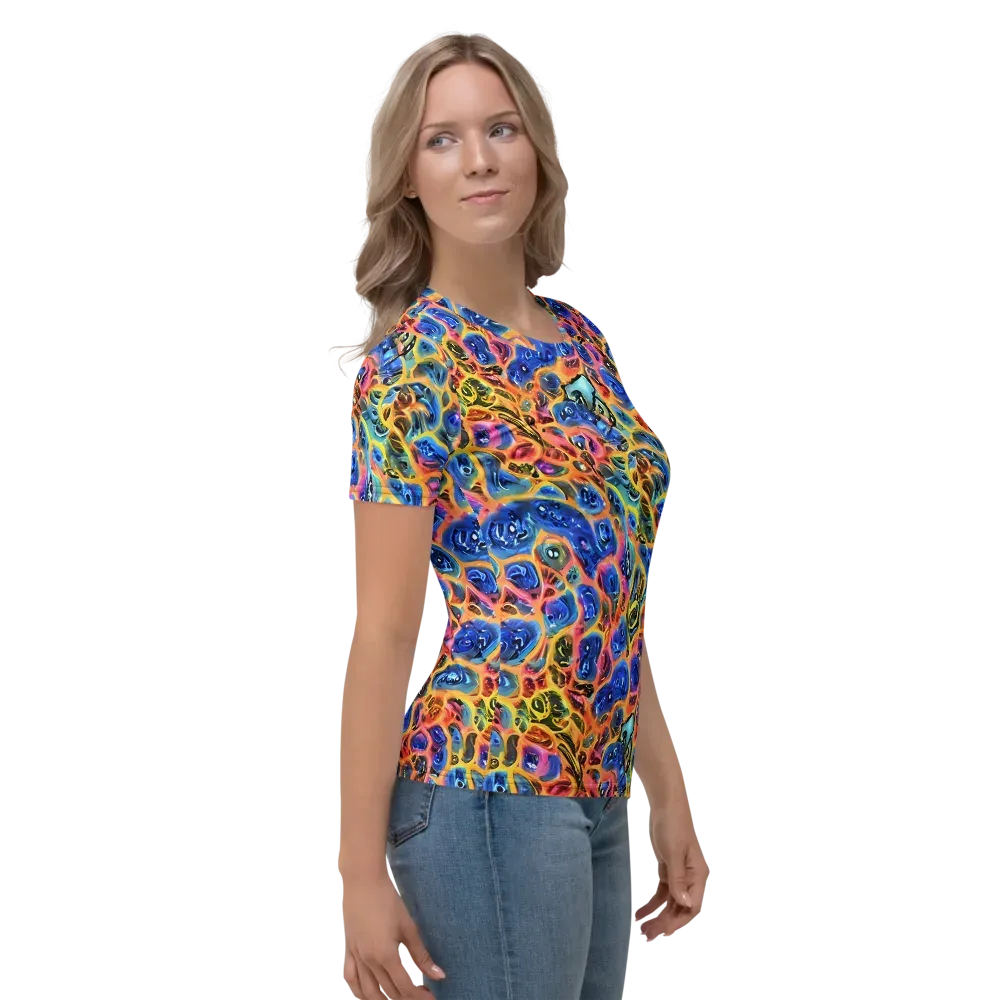 Solar Sonic on Women's Crew Neck T-Shirt — Right