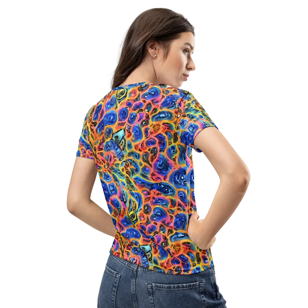 Solar Sonic on Women's Crew Neck T-Shirt — Back