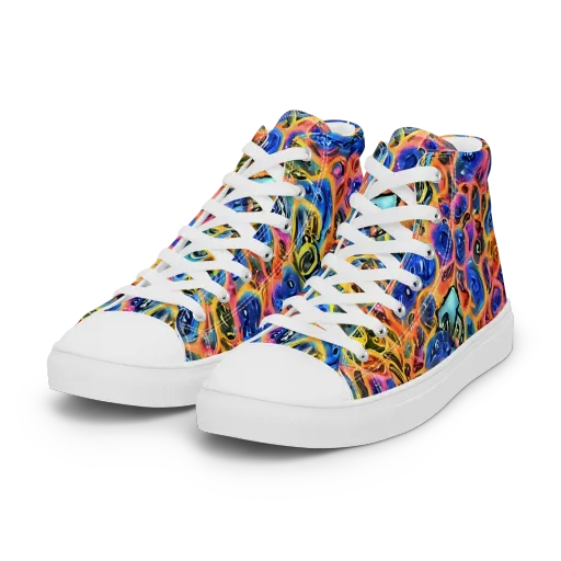 Solar Sonic on a Women's High Top Canvas Shoes