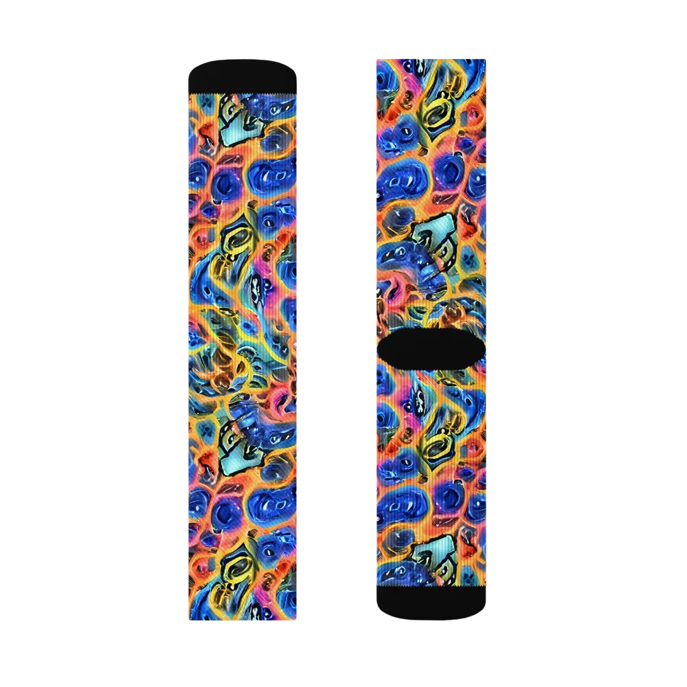 Solar Sonic on Socks — Right Sock