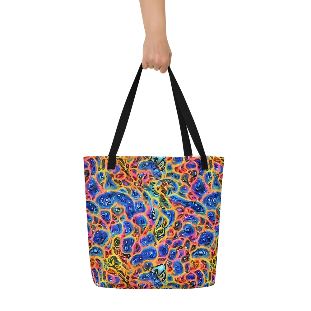 Solar Sonic on Large Tote Bag W/ Pocket — Front