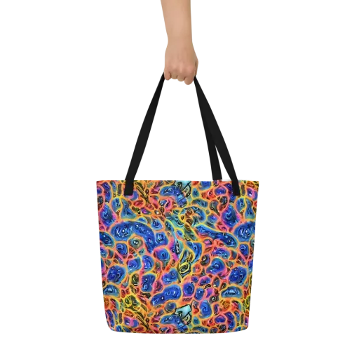 Solar Sonic on a Large Tote Bag W/ Pocket