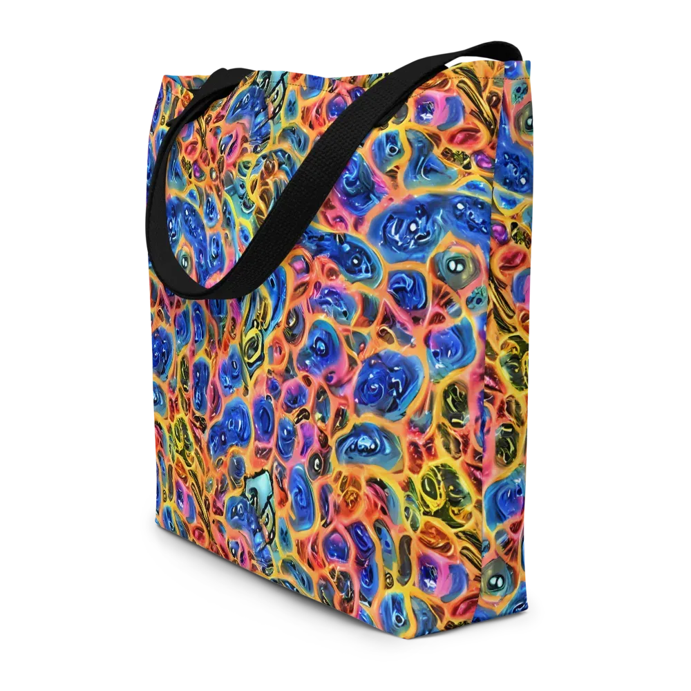 Solar Sonic on Large Tote Bag W/ Pocket — Front