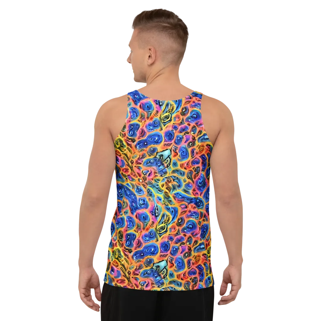 Solar Sonic on Men's Tank Top — Back