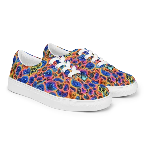 Solar Sonic on a Men's Lace-Up Canvas Shoes