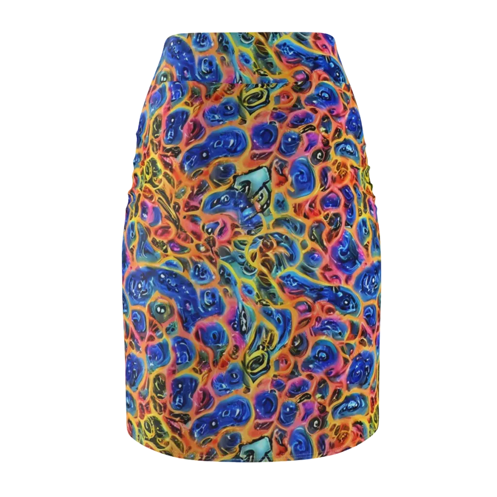 Solar Sonic on Pencil Skirt — Back