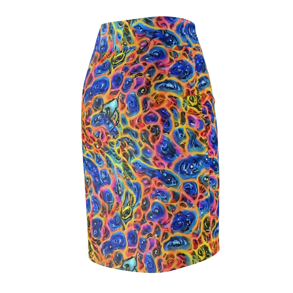 Solar Sonic on Pencil Skirt — Back Side