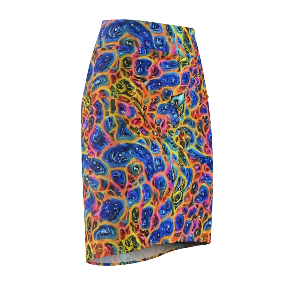 Solar Sonic on Pencil Skirt — Front Side