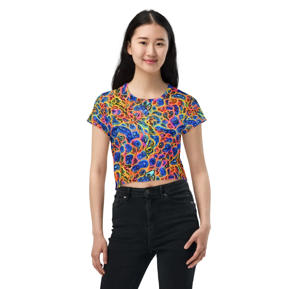 Solar Sonic on Crop Tee — Front