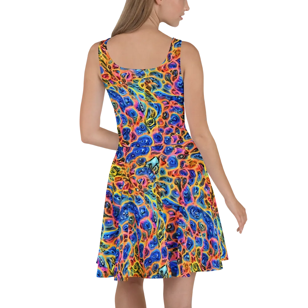 Solar Sonic on Skater Dress — Back