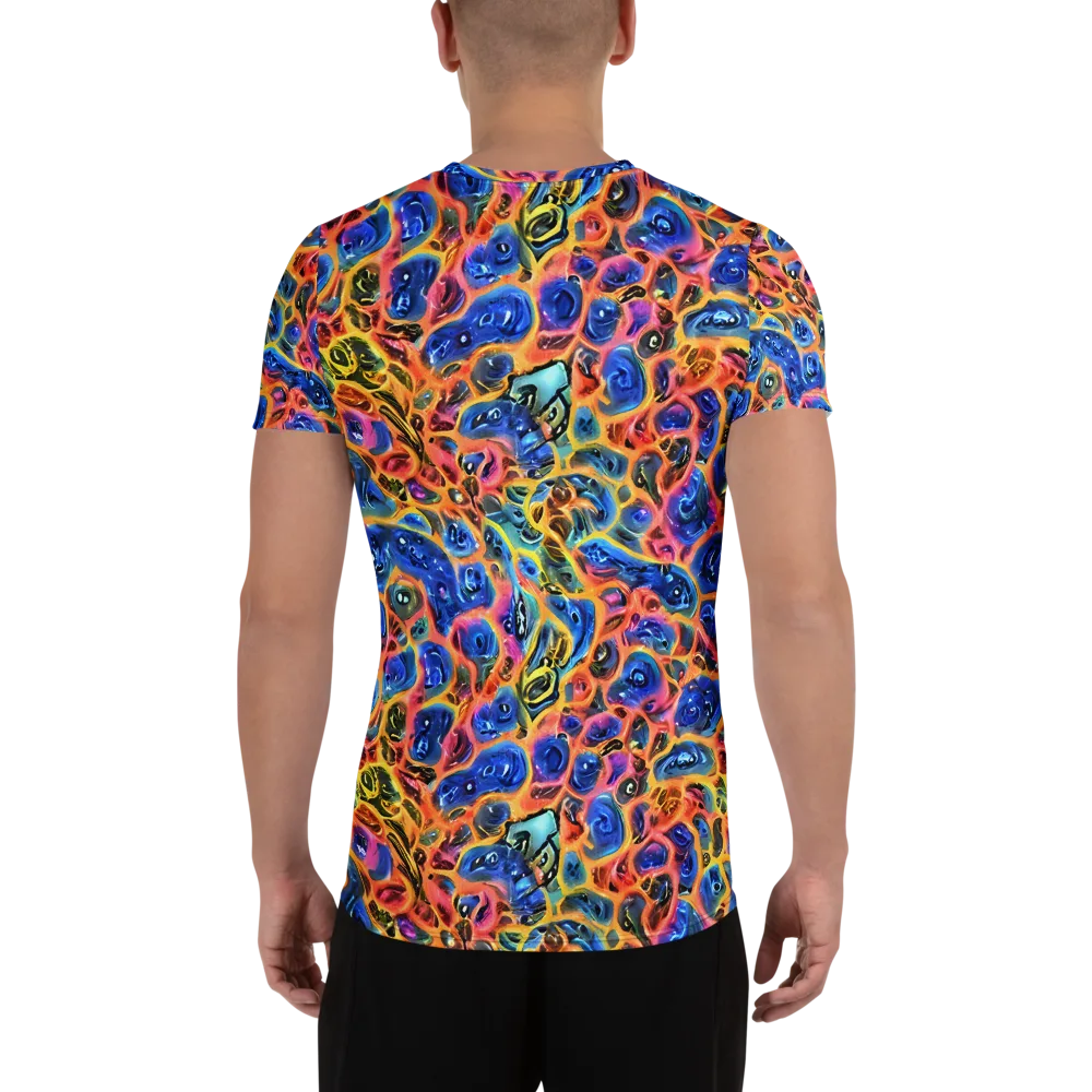 Solar Sonic on Men's Athletic T-Shirt — Back