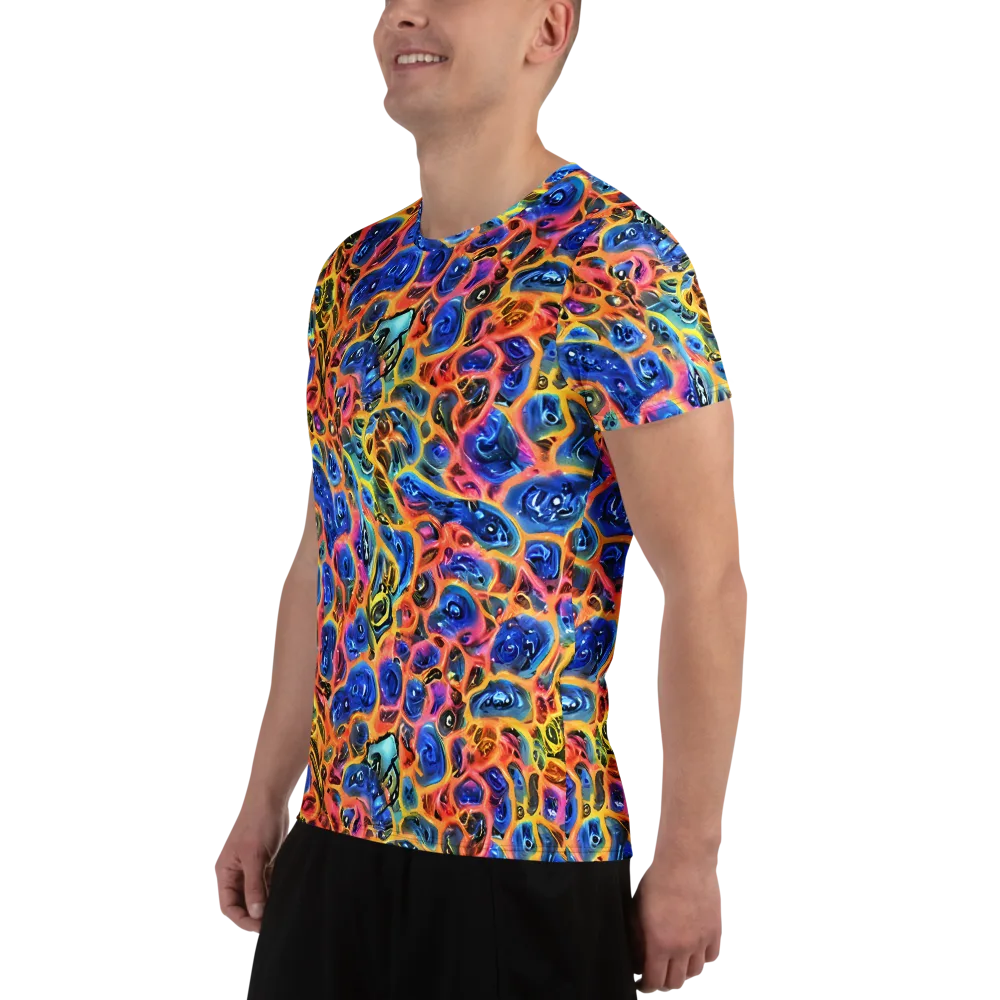 Solar Sonic on Men's Athletic T-Shirt — Left