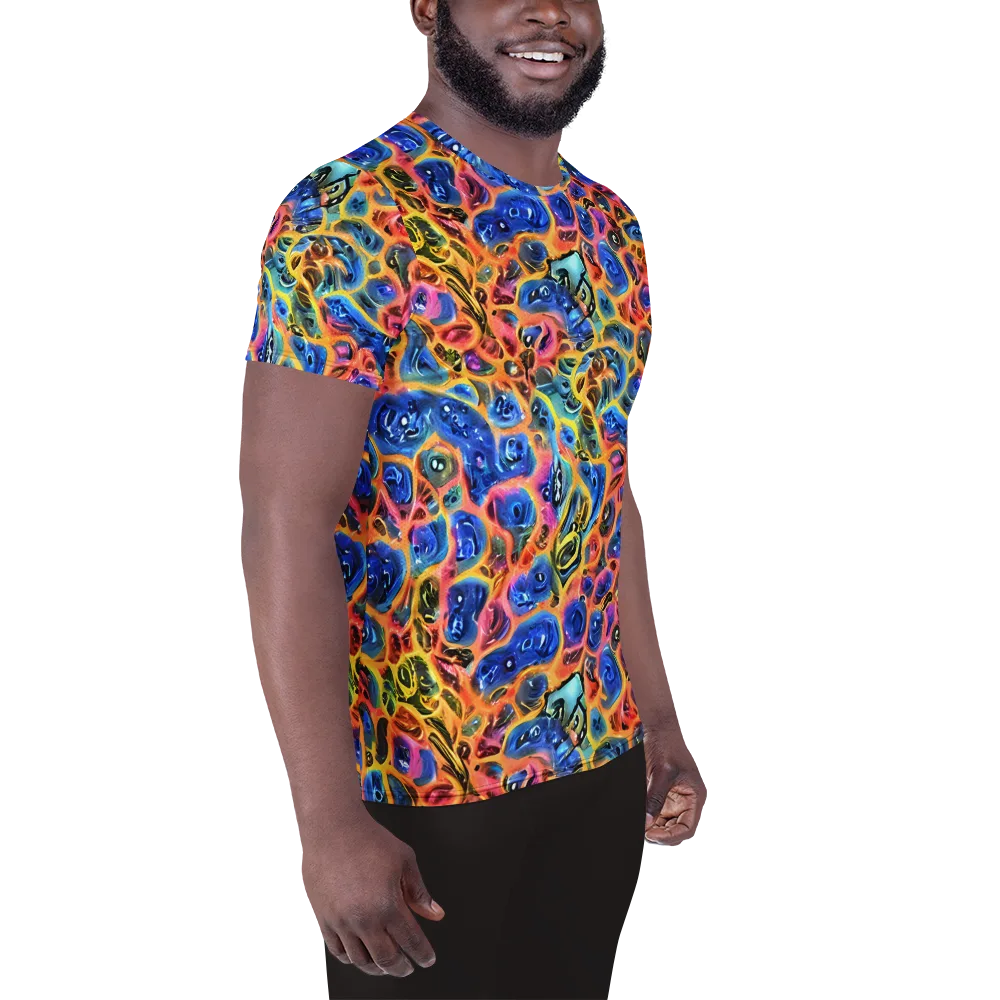 Solar Sonic on Men's Athletic T-Shirt — Right