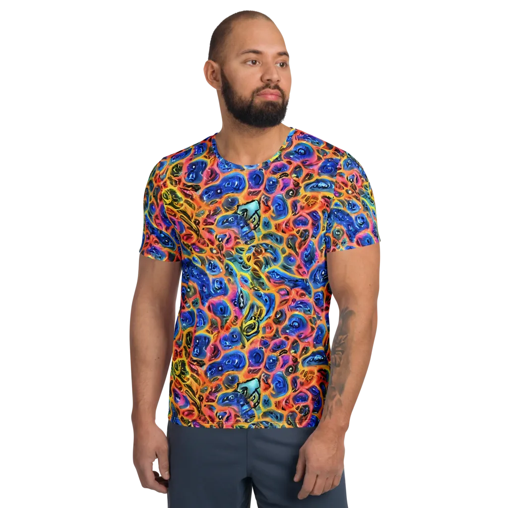 Solar Sonic on Men's Athletic T-Shirt — Front