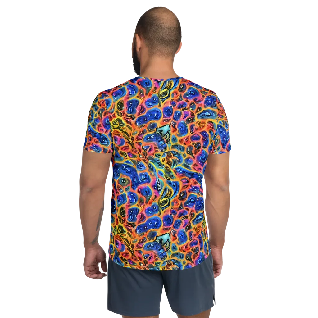 Solar Sonic on Men's Athletic T-Shirt — Back