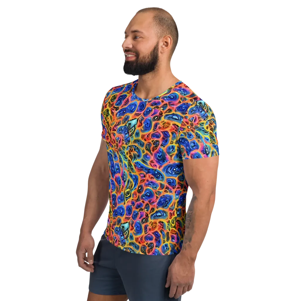 Solar Sonic on Men's Athletic T-Shirt — Left