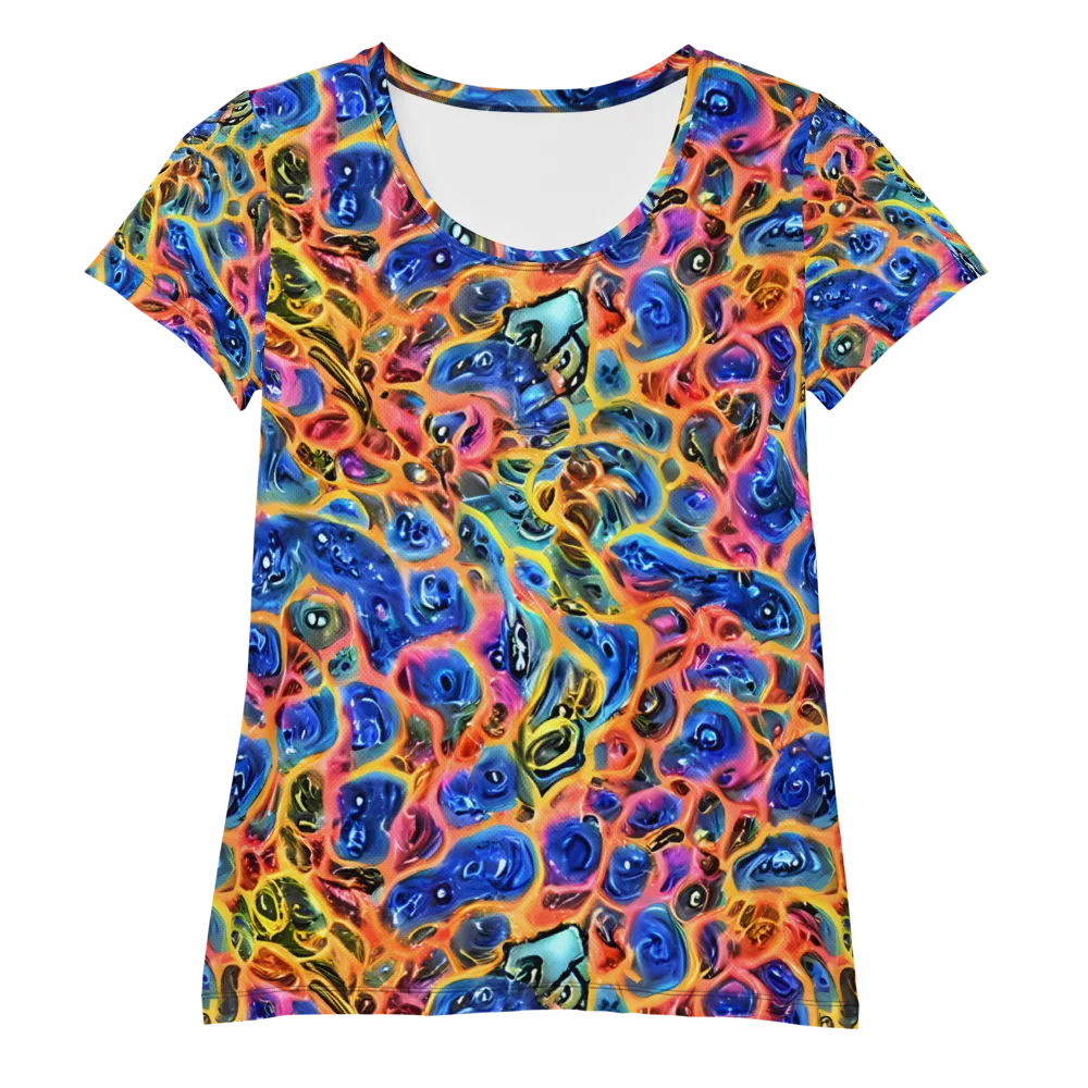 Solar Sonic on Women's Athletic T-Shirt — Front