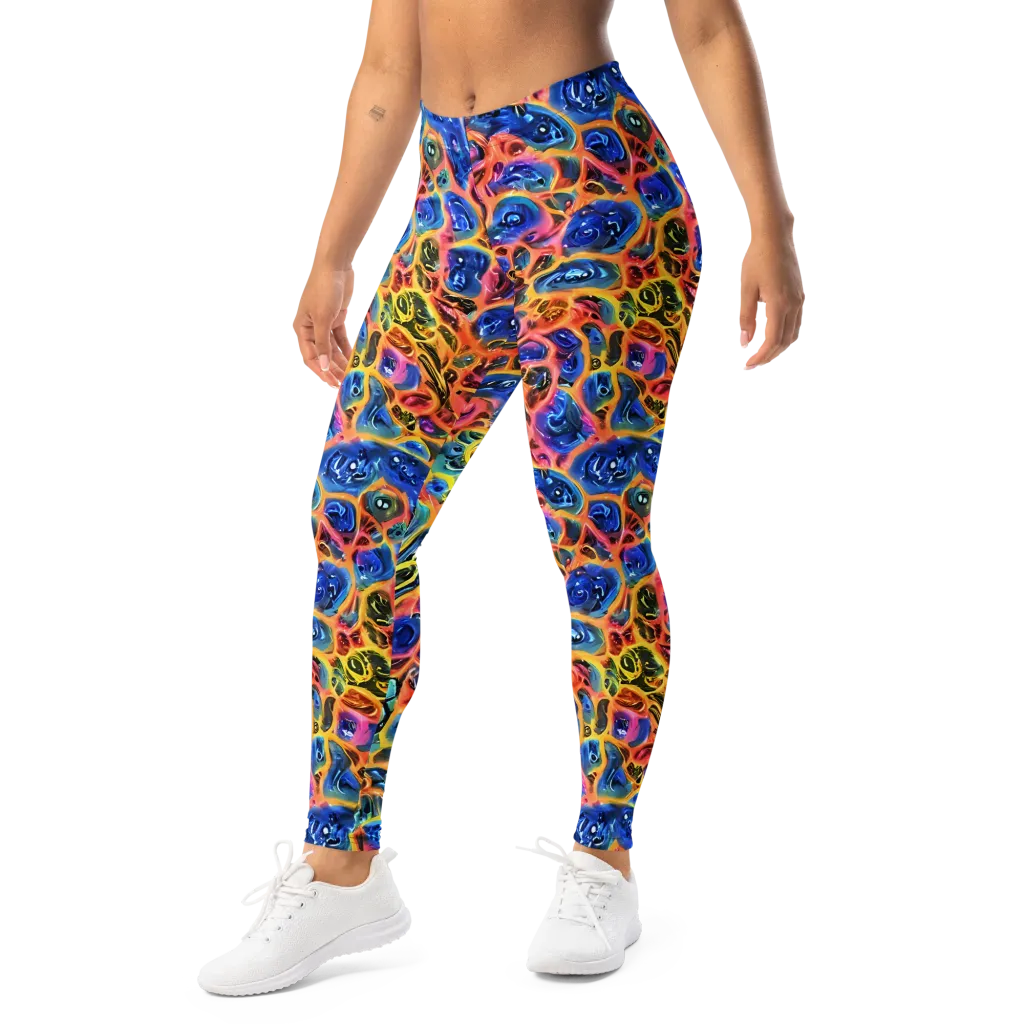 Solar Sonic on Leggings — Left Front
