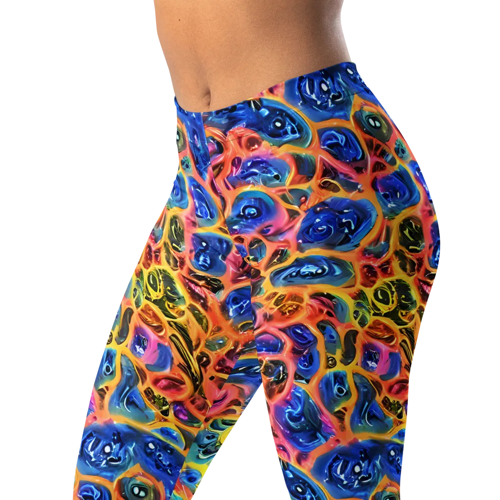 Solar Sonic on Leggings — Left Front
