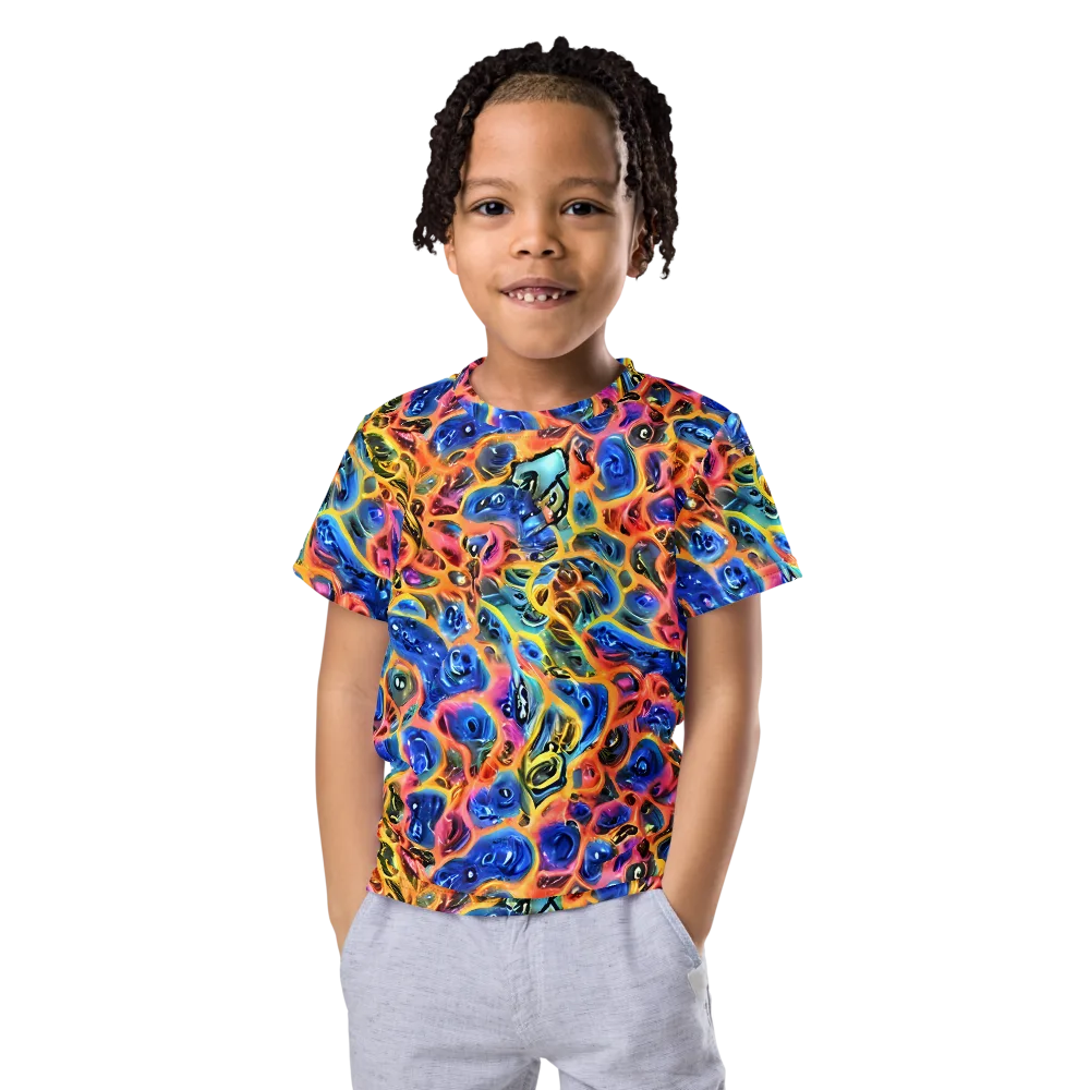 Solar Sonic on Kids Crew Neck T-Shirt — Front