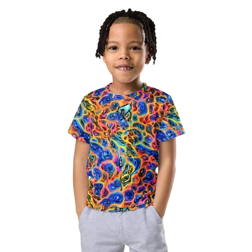 Solar Sonic on a Kids Crew Neck T-Shirt