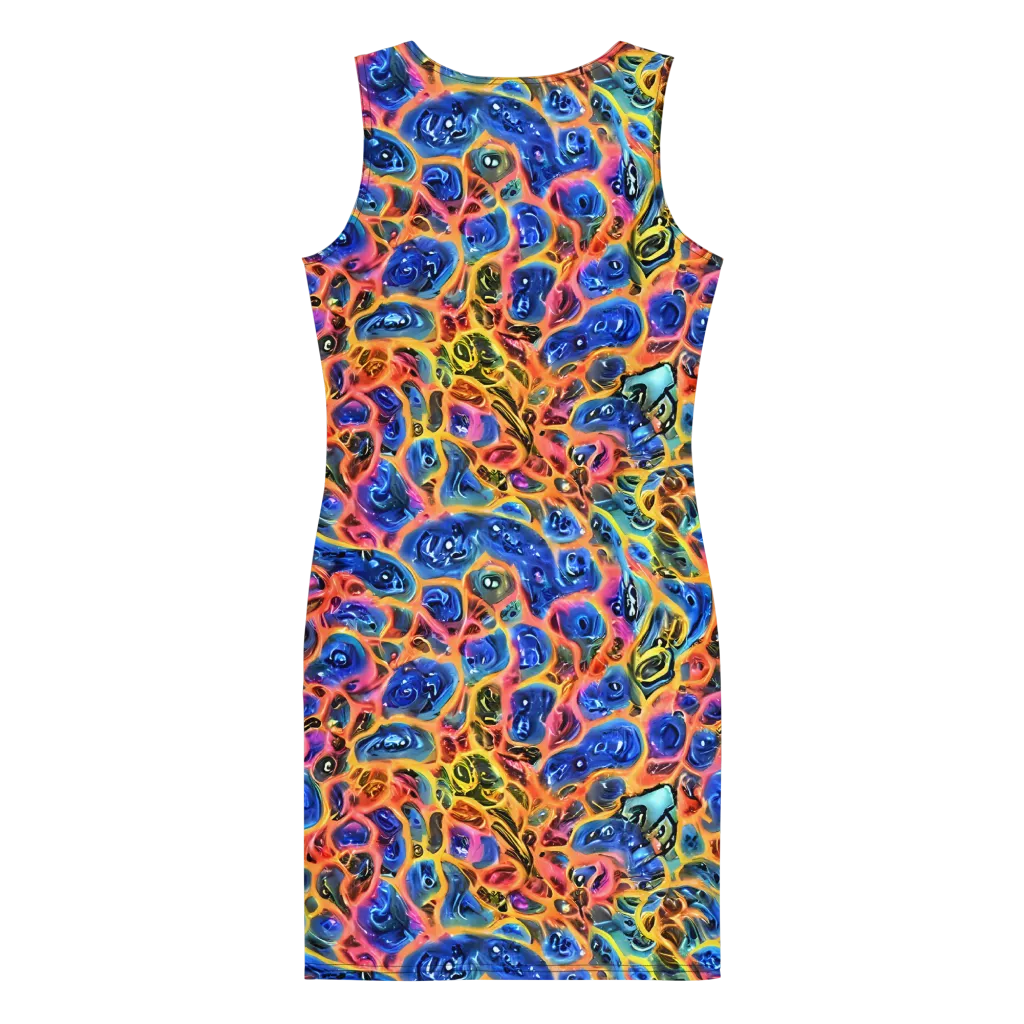 Solar Sonic on Bodycon Dress — Back
