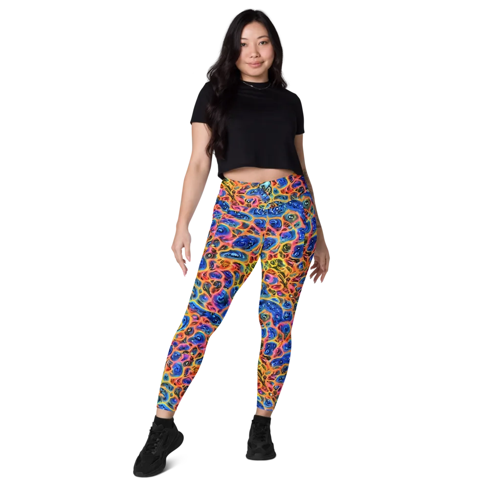 Solar Sonic on Leggings with Pockets — Front