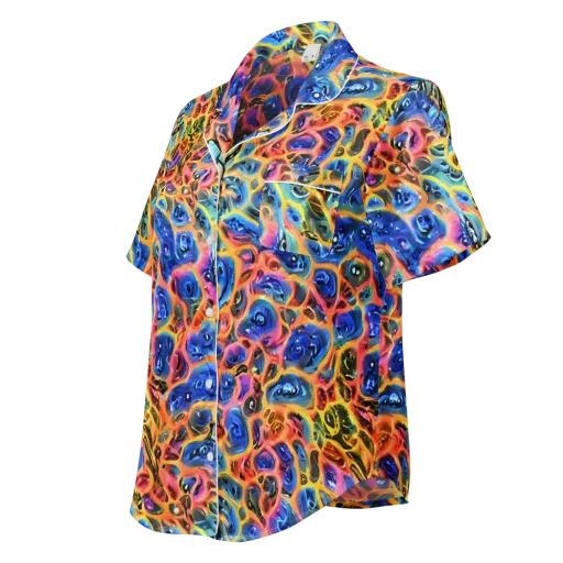 Solar Sonic on a Women's Short Sleeve Pajama Top