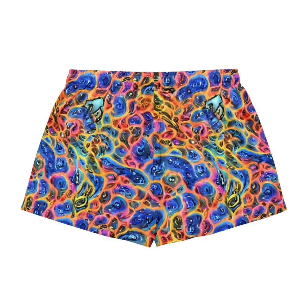 Solar Sonic on Women's Pajama Shorts — Back