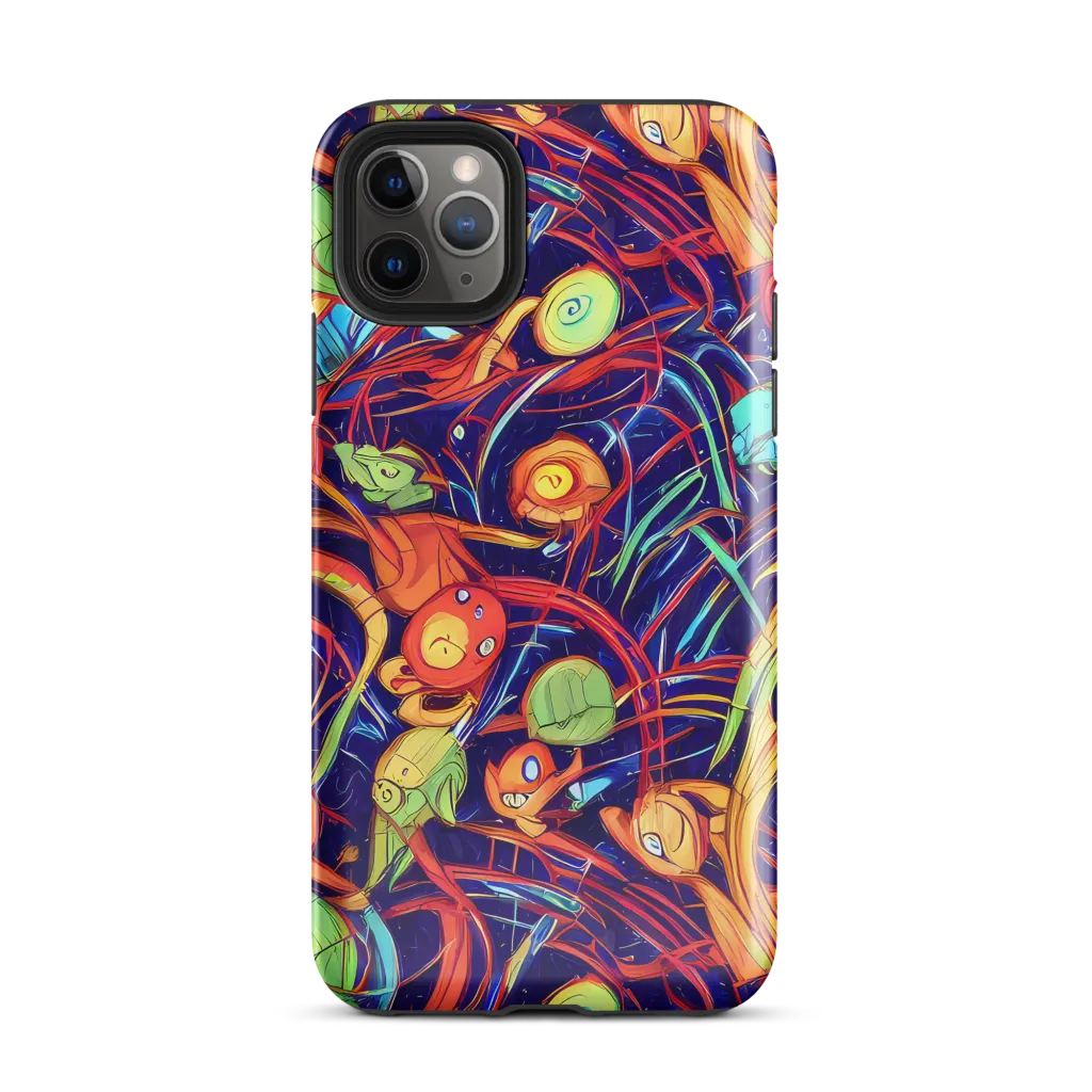 Neon Reef Rapture on Tough Case for iPhone® — Front