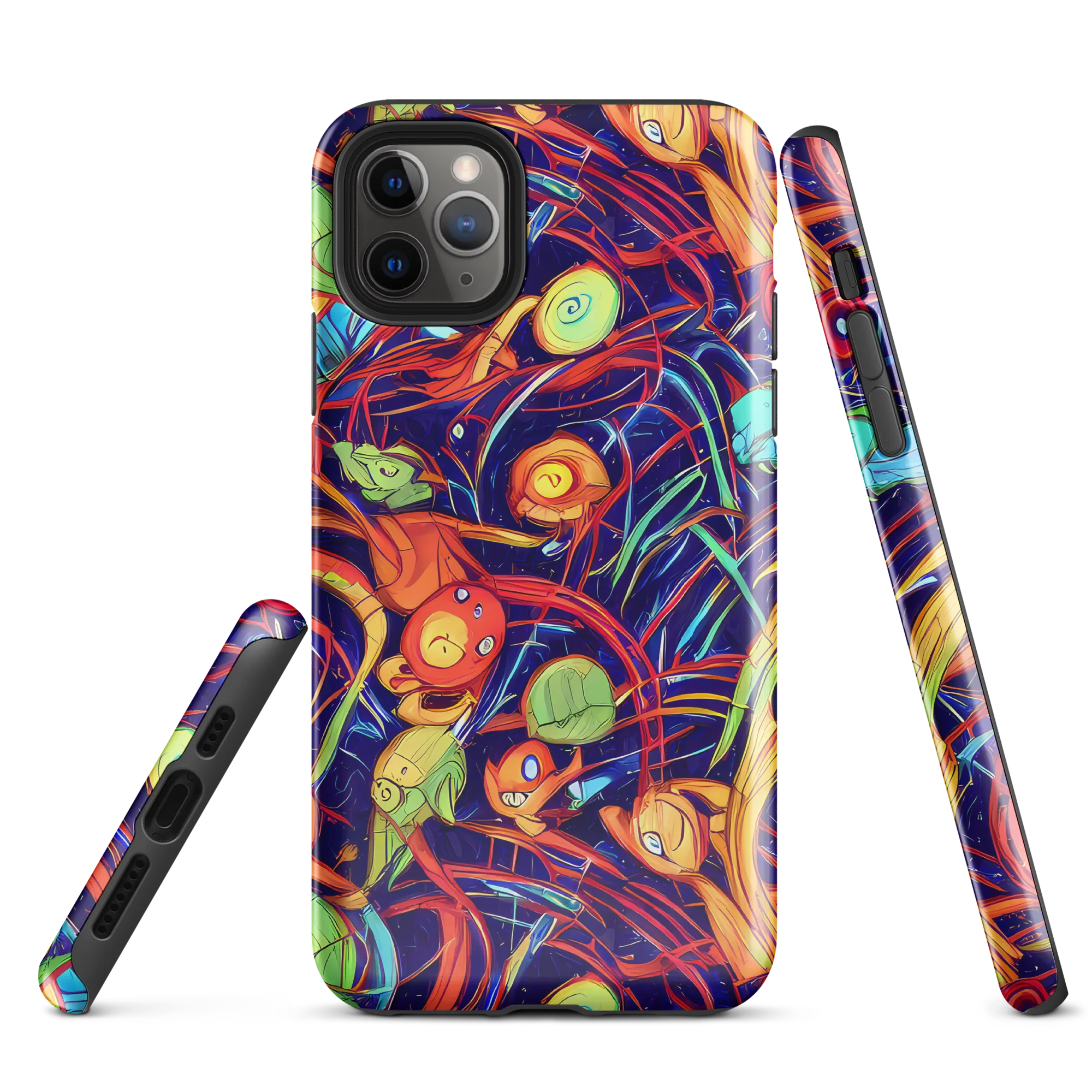 Neon Reef Rapture on Tough Case for iPhone® — Front