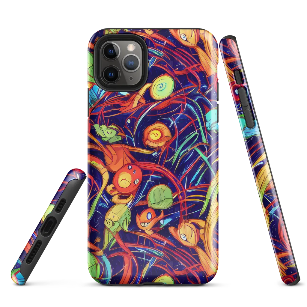 Neon Reef Rapture on Tough Case for iPhone® — Front