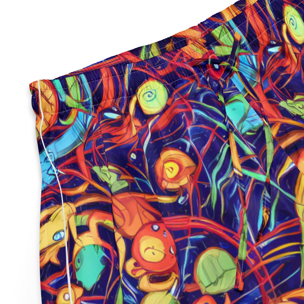 Neon Reef Rapture on Women's Pajama Shorts — Product details
