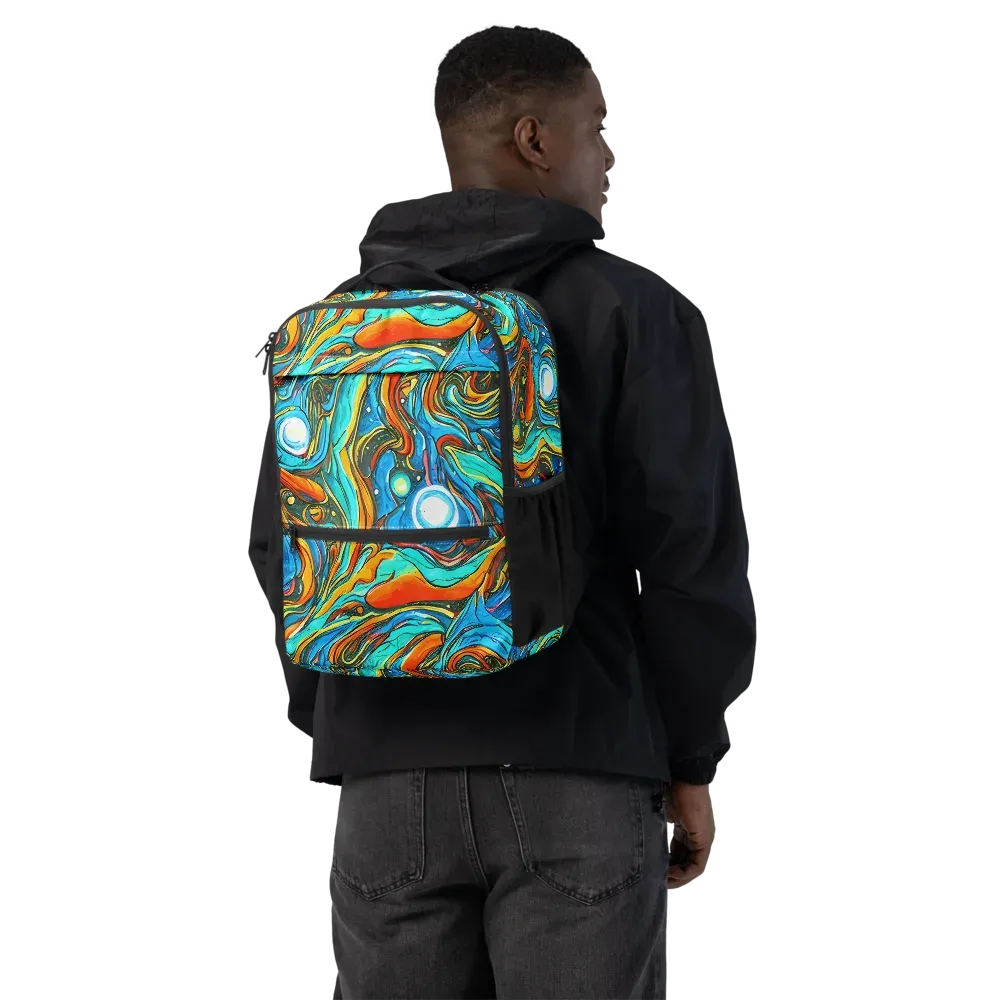Plasma Reef on Utility Backpack — Back