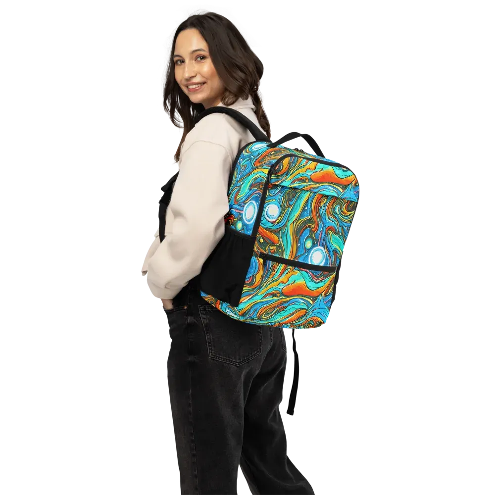 Plasma Reef on Utility Backpack — Back