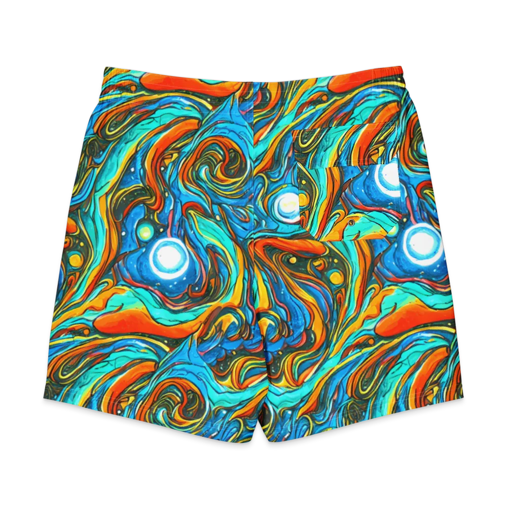 Plasma Reef on Men's Board Shorts — Back