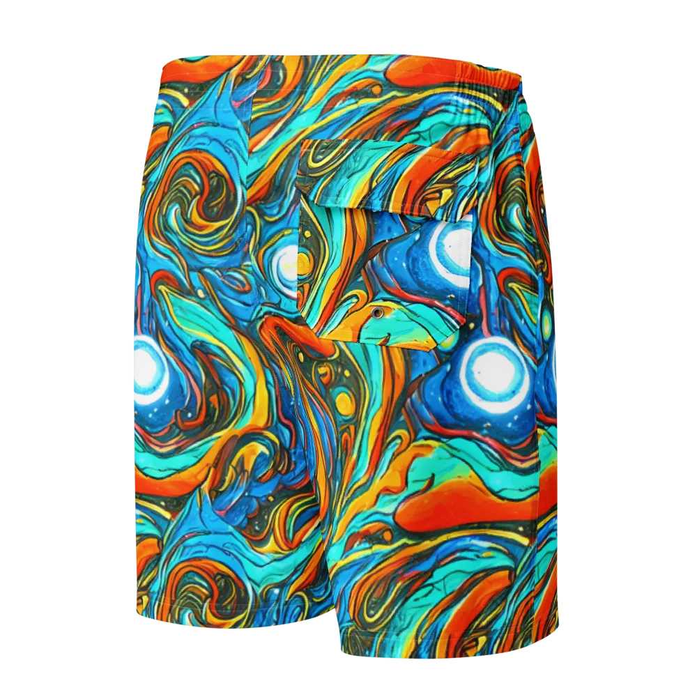 Plasma Reef on Men's Board Shorts — Back