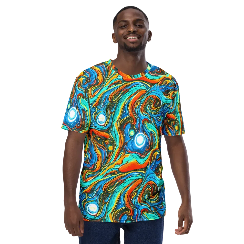 Plasma Reef on Men's Crew Neck T-Shirt — Front