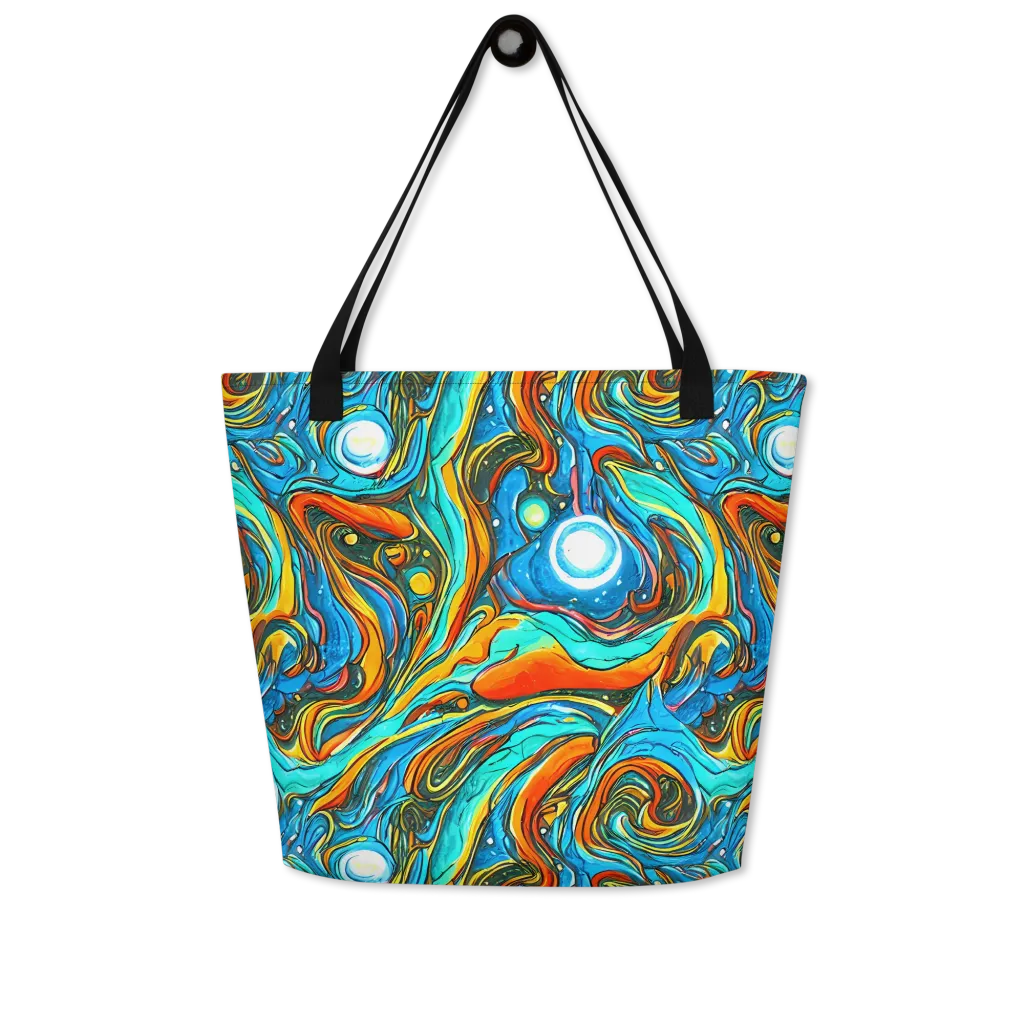 Plasma Reef on Large Tote Bag W/ Pocket — Front