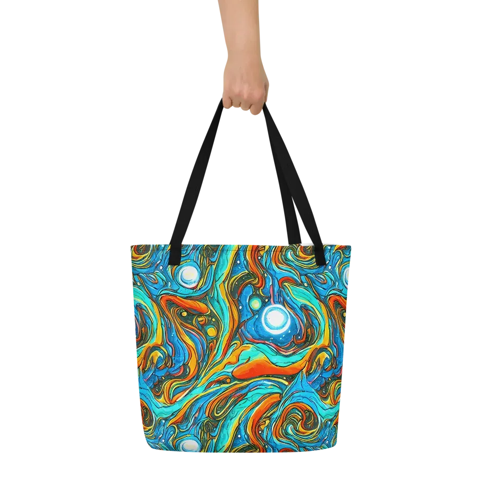 Plasma Reef on Large Tote Bag W/ Pocket — Front