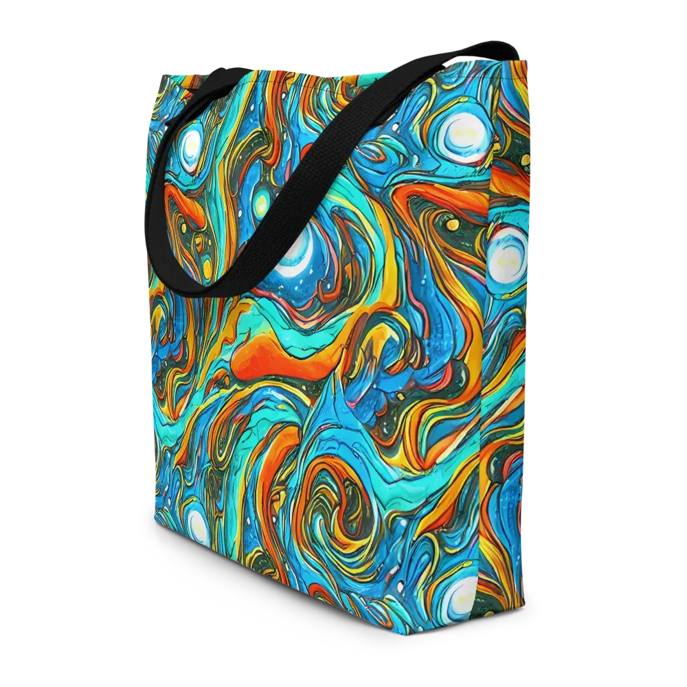 Plasma Reef on Large Tote Bag W/ Pocket — Front