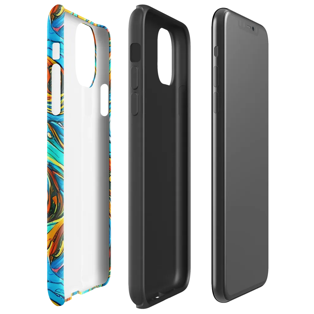 Plasma Reef on Tough Case for iPhone® — Right