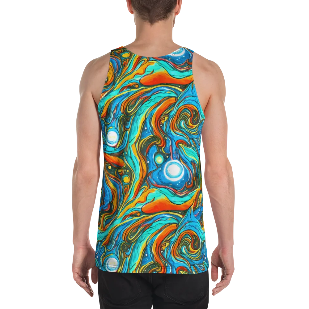 Plasma Reef on Men's Tank Top — Back